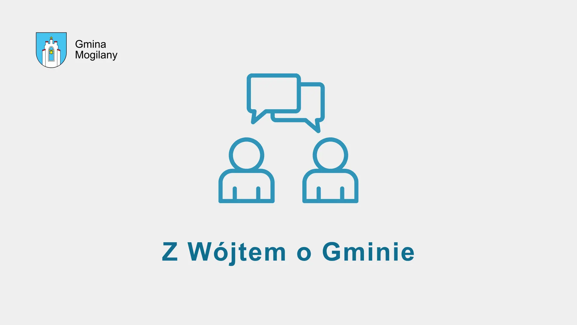 Grafika i napis: Z Wójtem o Gminie